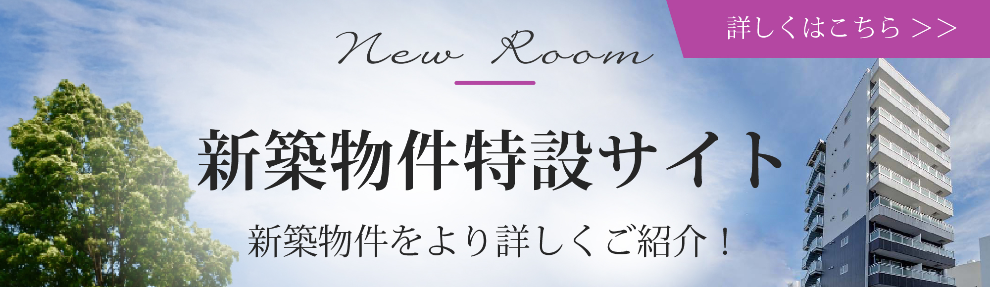 New Room 新築物件特集 新しい部屋 新しい暮らし