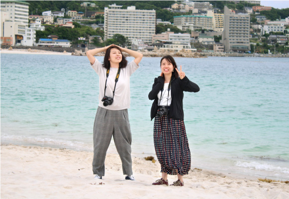 社員旅行の写真