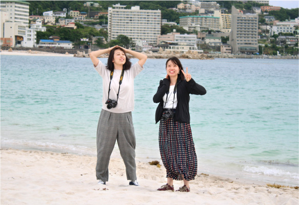 社員旅行の写真